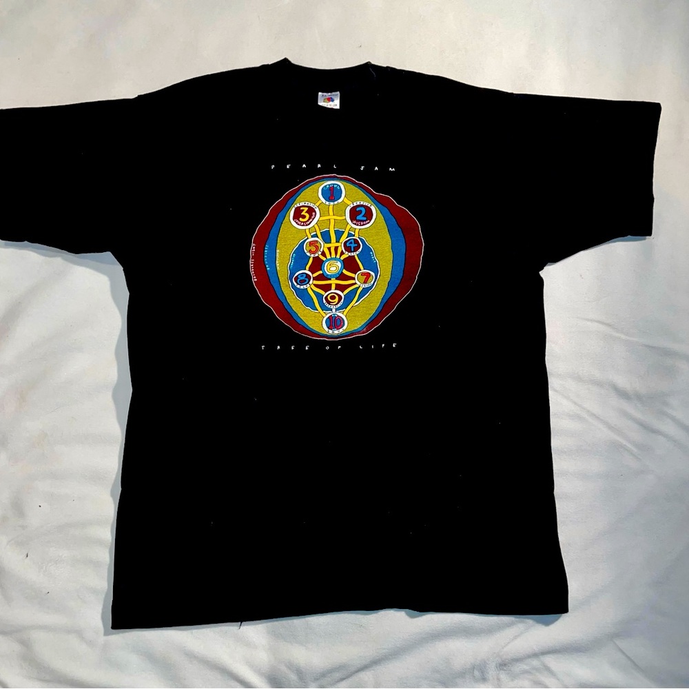 Vintage 1993 Pearl Jam Tree of Life T-shirt XL